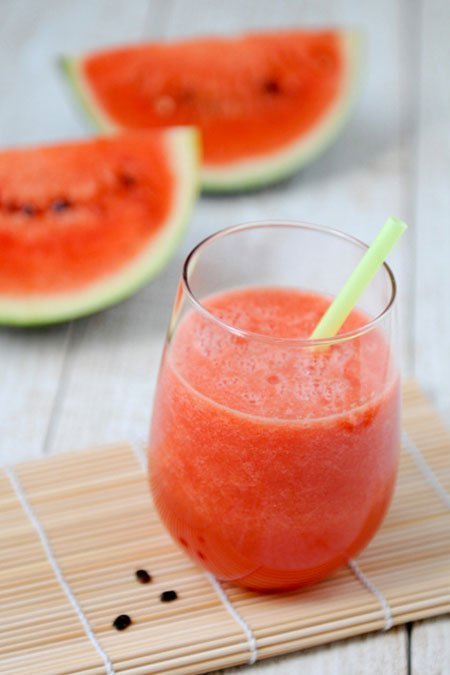 Watermeloen sapje voor zwangere vrouwen op zomerse dagen